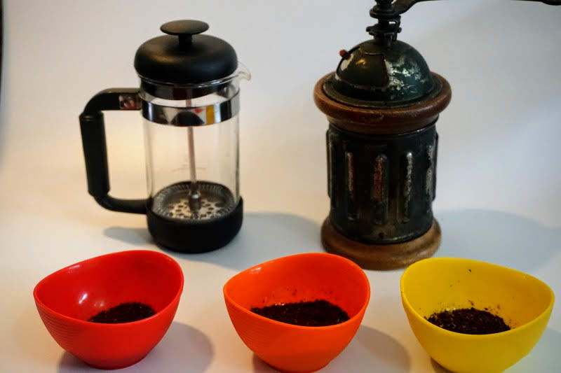 フレンチプレスとミル