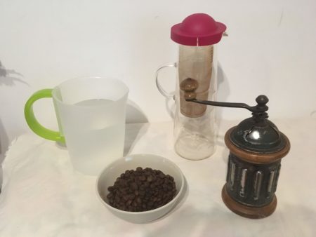 水出しコーヒーの材料
