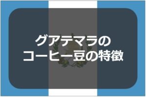 グアテマラコーヒーの特徴｜8大産地・SHB等級・品種・飲み方を解説
