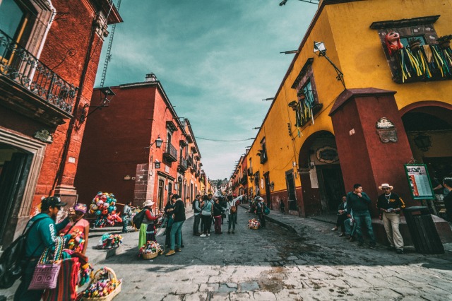 メキシコの町並み