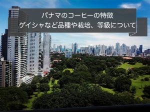 パナマのコーヒー豆の特徴~ゲイシャなど産地や種類と等級について