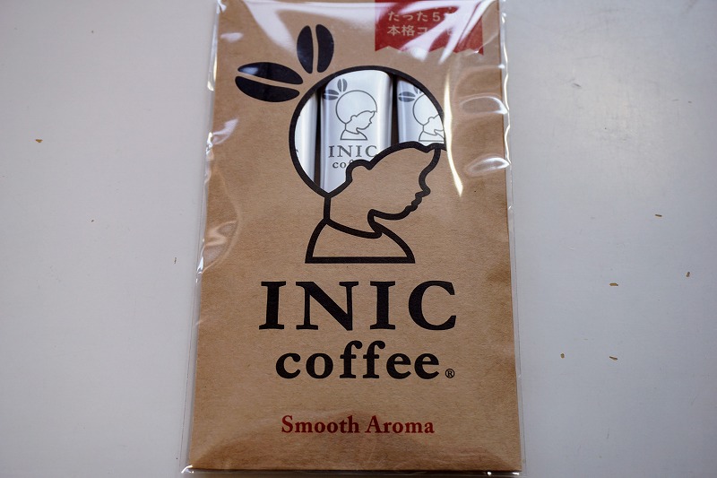 INICパウダーコーヒーの包装