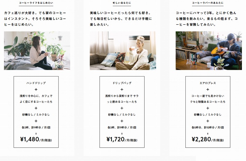 PostCoffeeの価格