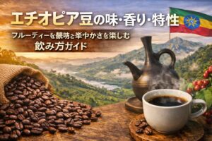 エチオピア豆の味・香り・特性|フルーティーな酸味と華やかさを楽しむ飲み方ガイド