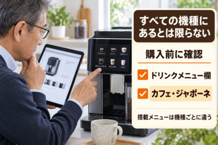 どのデロンギにも付いているわけではない
