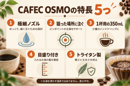 OSMOの特長5つ