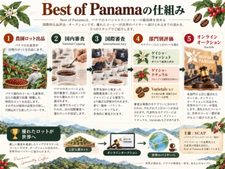 Best of Panamaの審査からオンラインオークションまでの仕組み